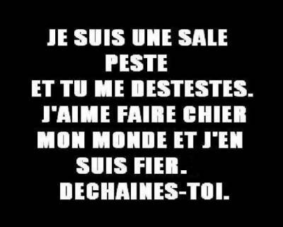 Mon caractaire
